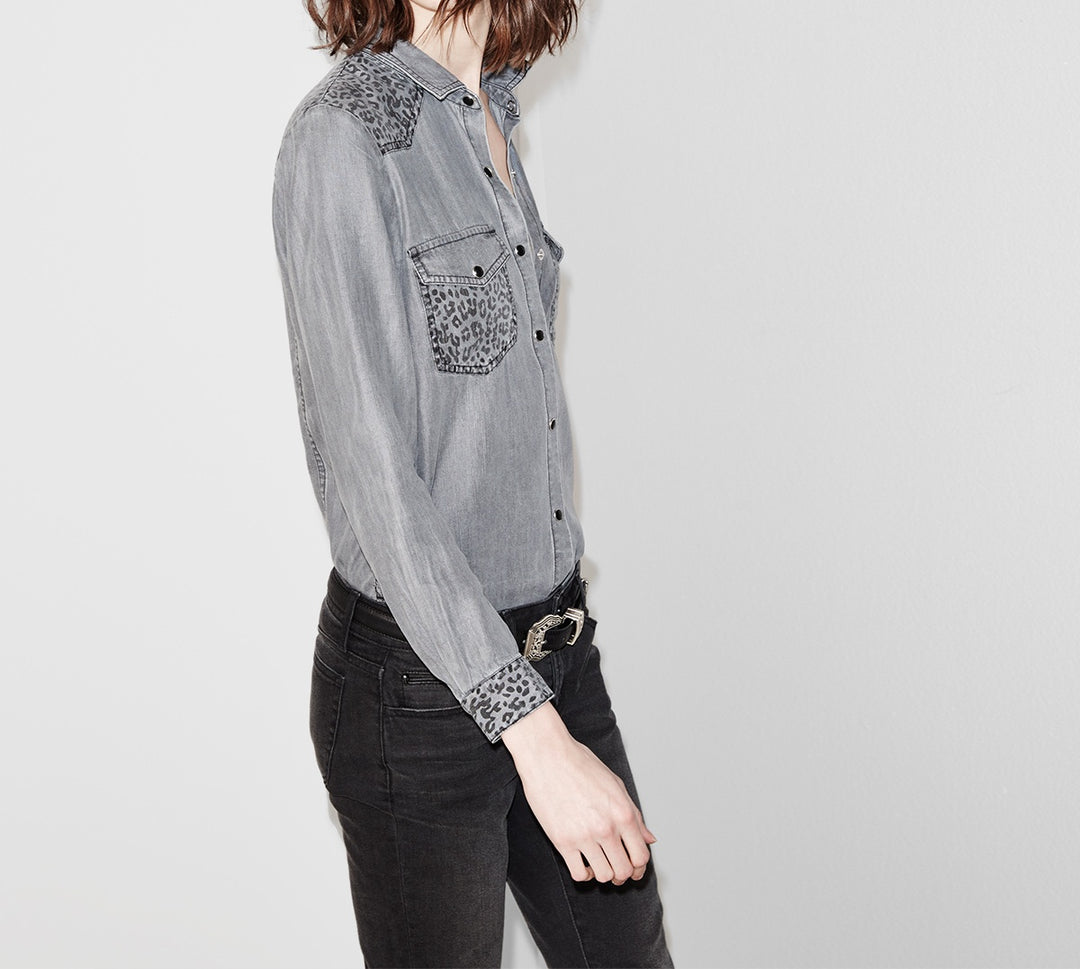 Chemisier Grise - Taille XS/34
