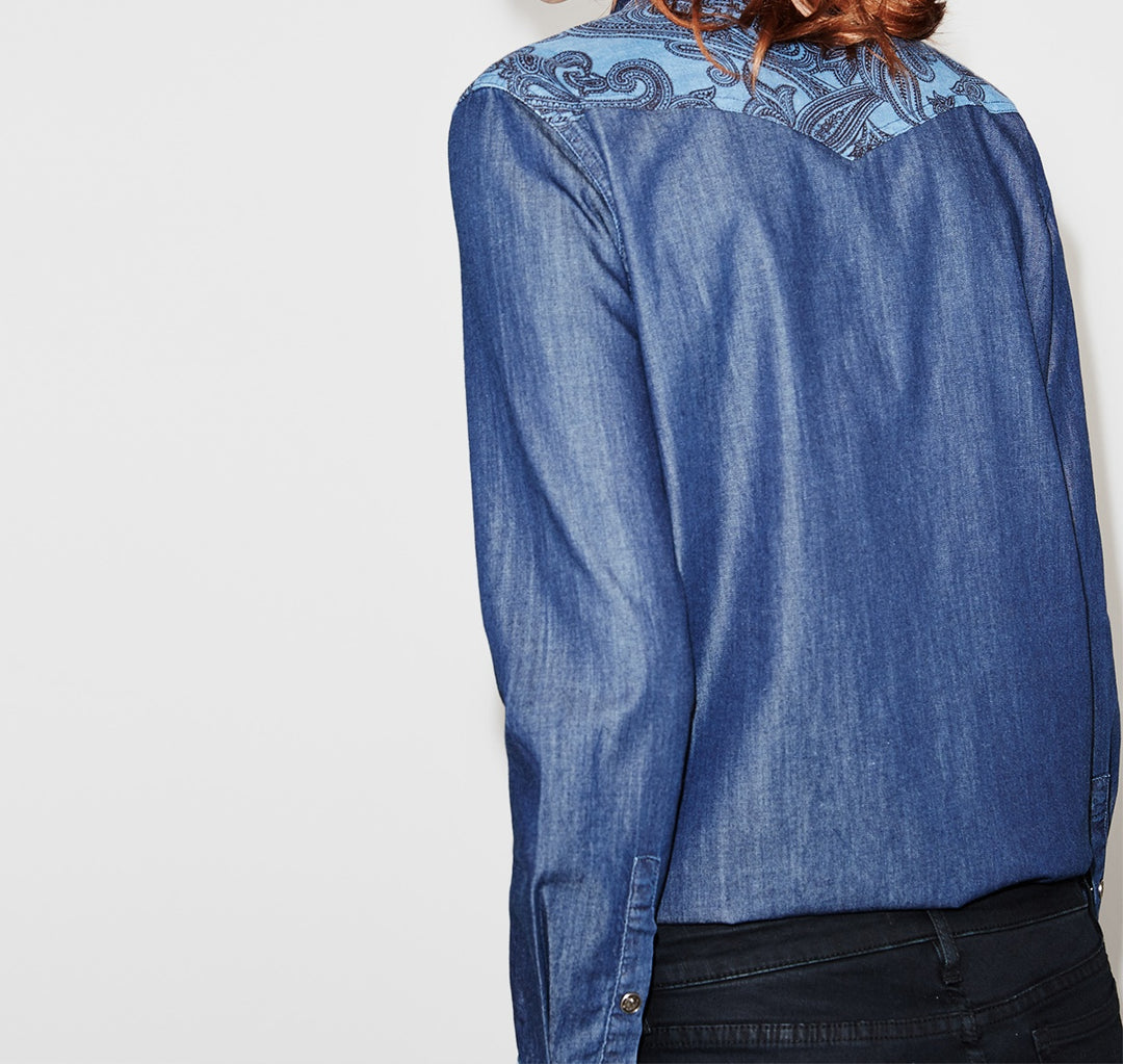 Chemisier Bleue - Taille S/36