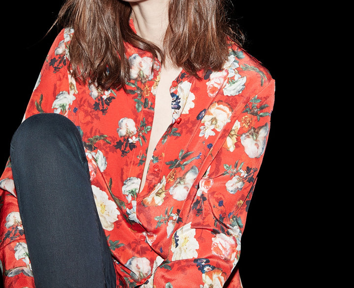 Chemisier Rouge - Taille L/40