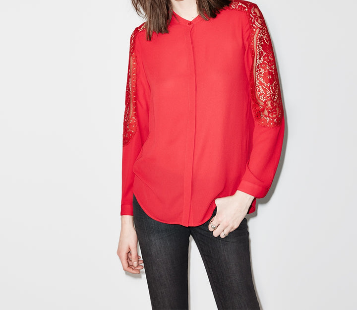 Chemisier Rose - Taille XS/34