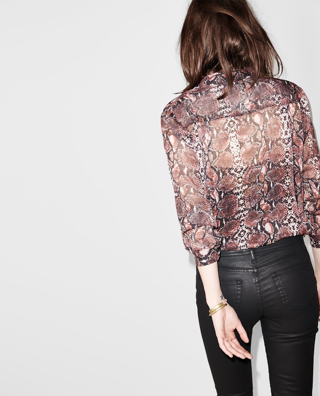 Chemisier Bordeaux - Taille S/36