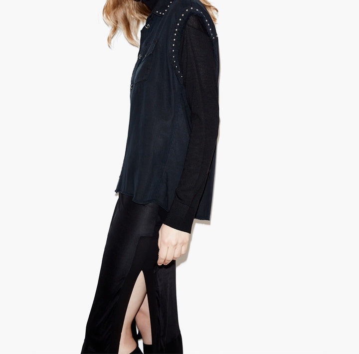 Chemisier Noire - Taille S/36