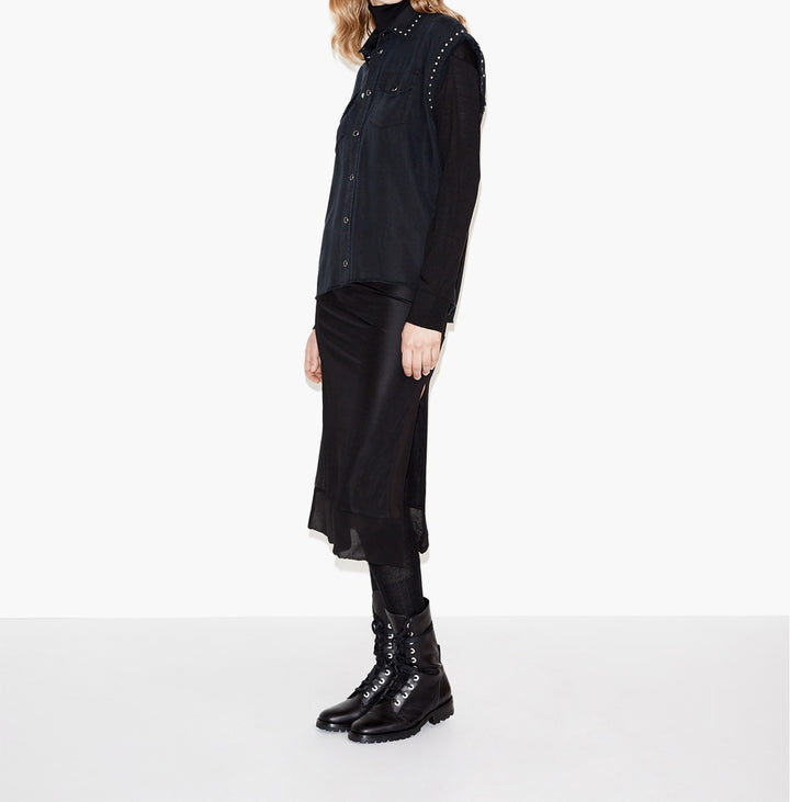 Chemisier Noire - Taille S/36