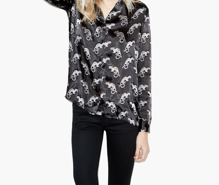 Chemisier Noire - Taille XXS/32