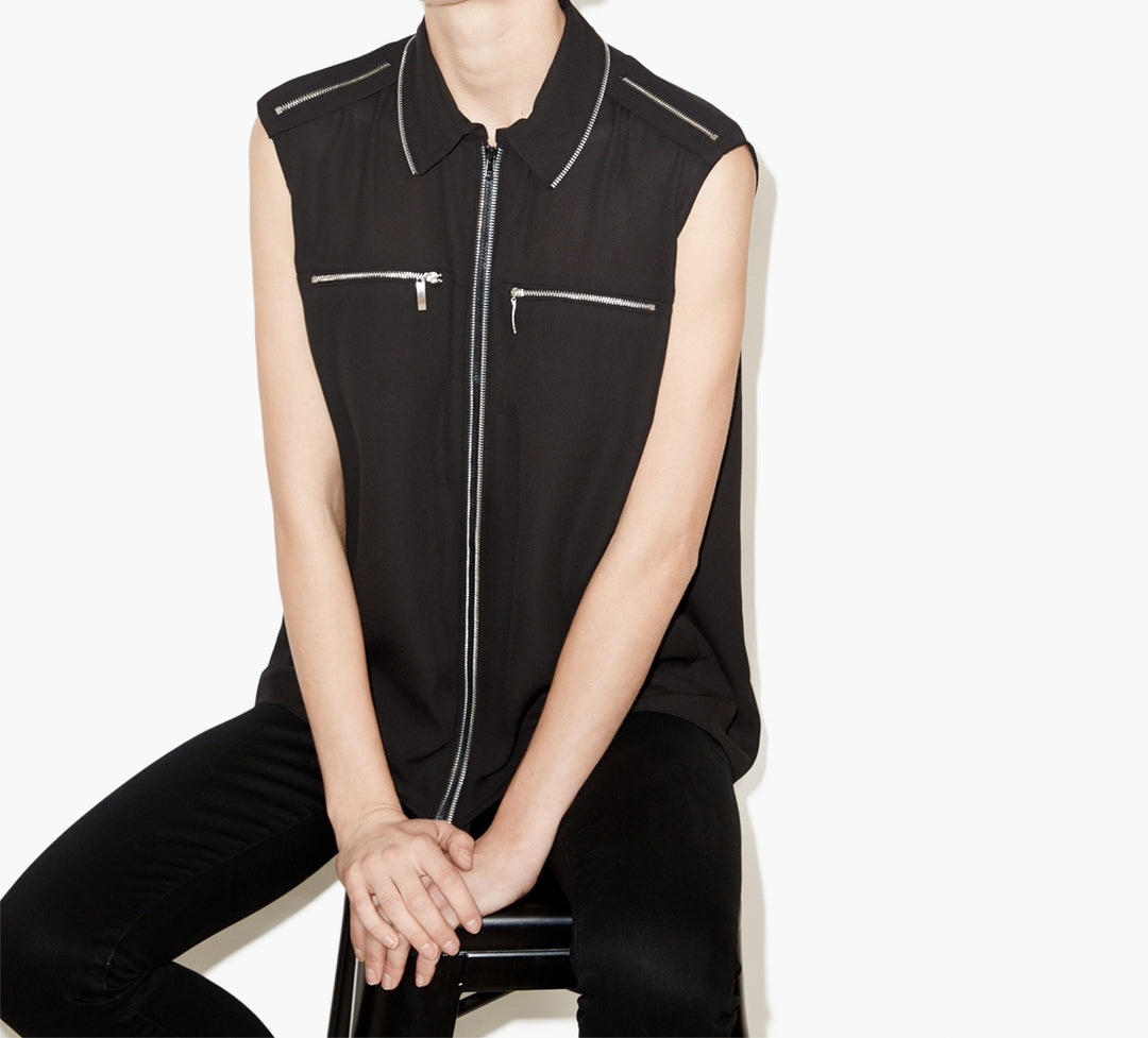 Chemisier Noire - Taille XXS/32
