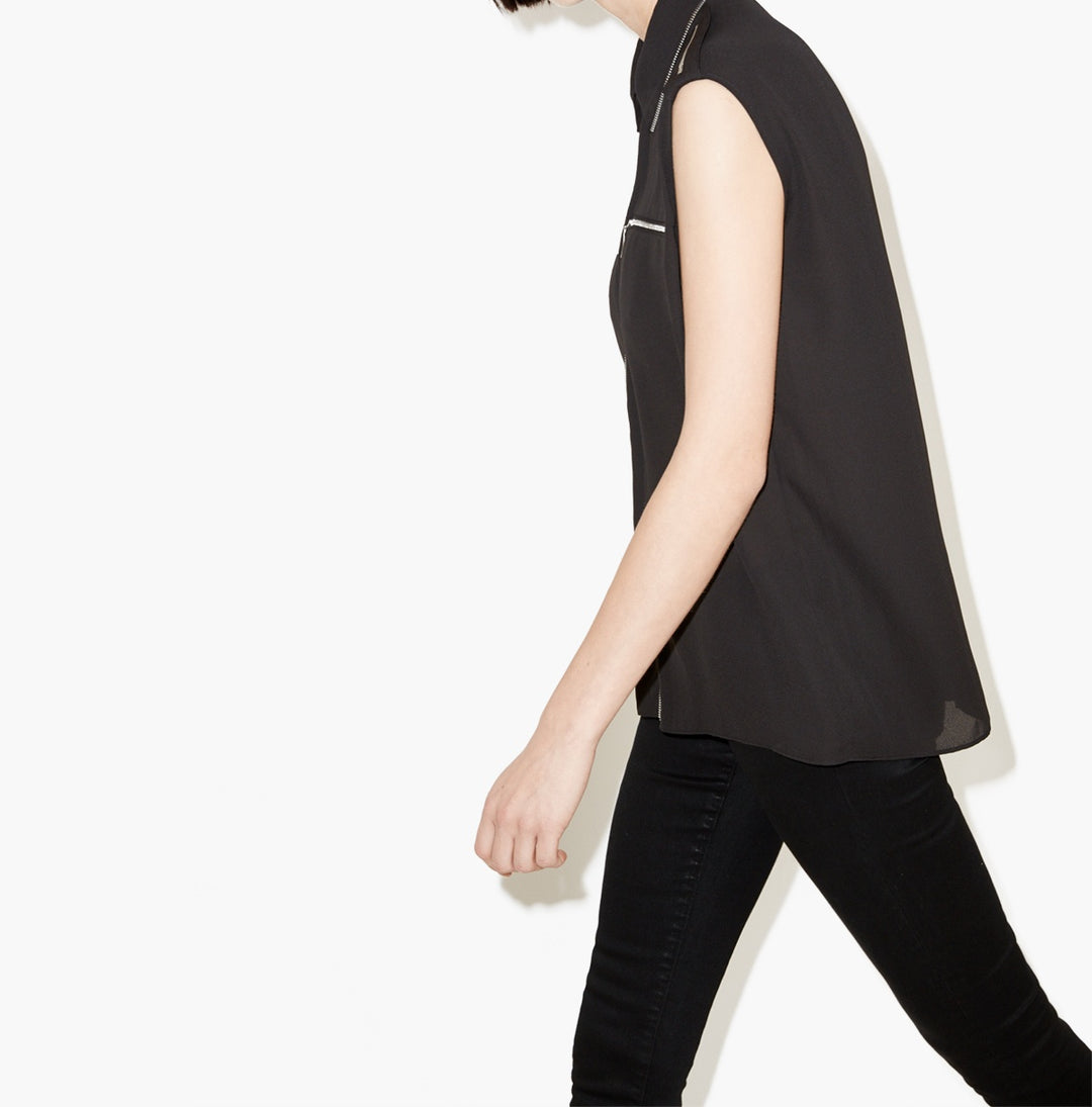 Chemisier Noire - Taille XXS/32