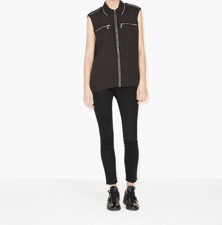 Chemisier Noire - Taille XXS/32