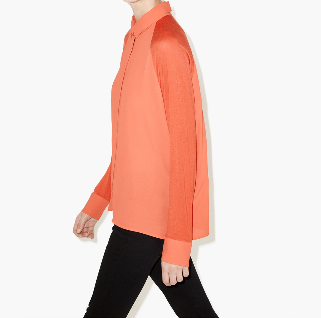 Chemisier Orange - Taille XS/34