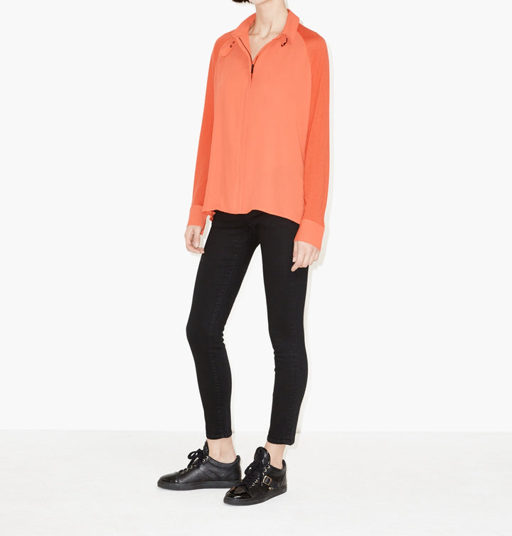 Chemisier Orange - Taille XS/34