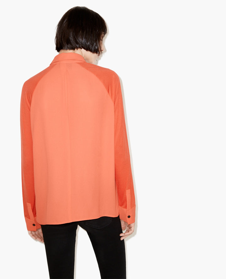 Chemisier Orange - Taille XS/34