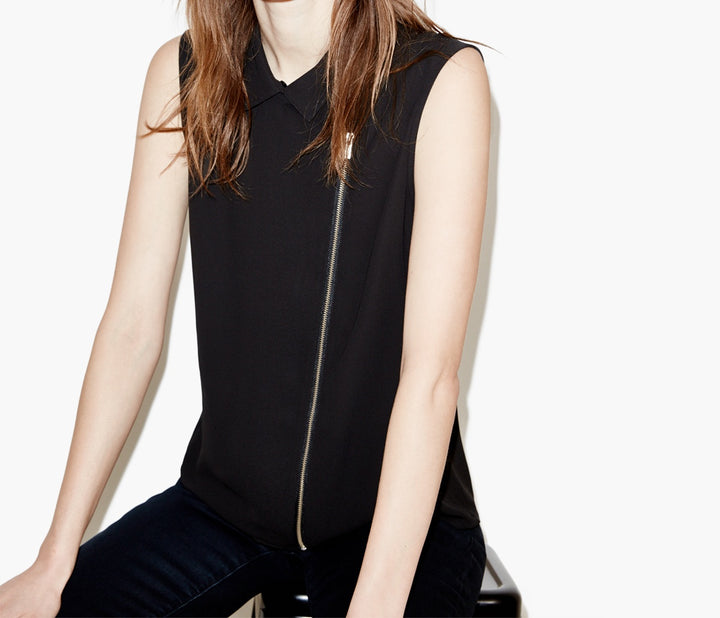 Chemisier Noire - Taille XS/34
