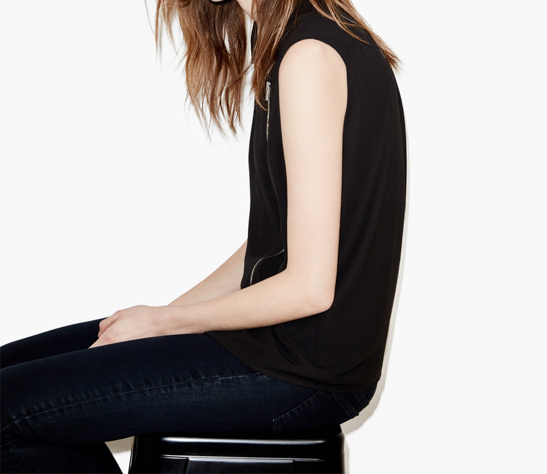 Chemisier Noire - Taille XS/34
