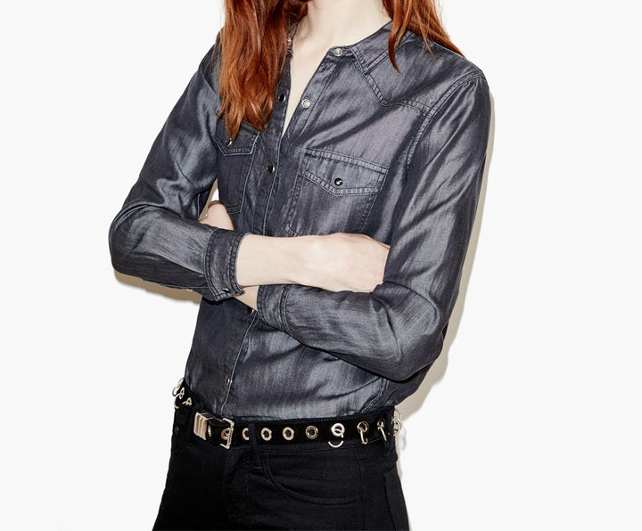 Chemisier Grise - Taille XS/34