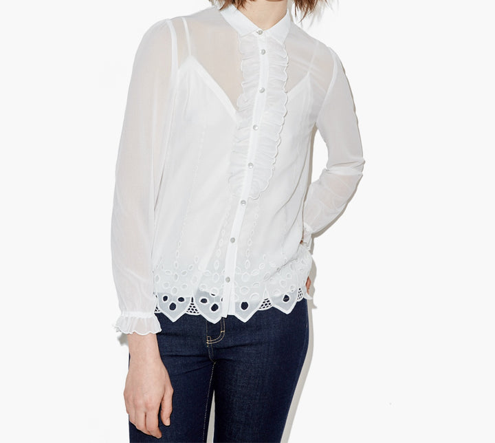 Chemisier Beige - Taille XS/34