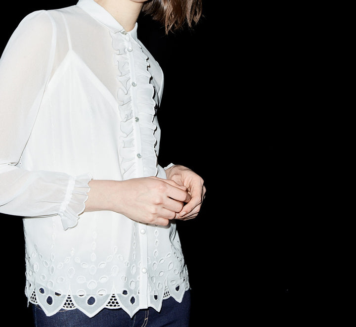 Chemisier Beige - Taille XS/34