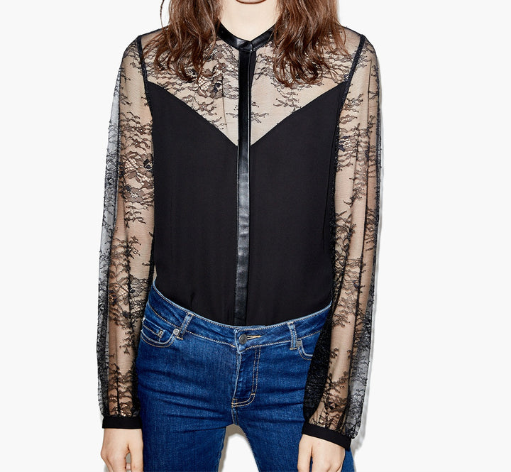 Chemisier Noire - Taille S/36