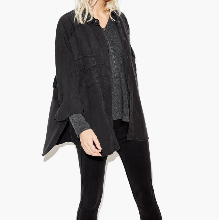 Chemisier Noire - Taille XS/34