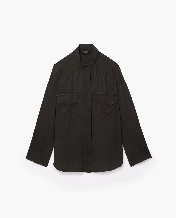 Chemisier Noire - Taille XS/34