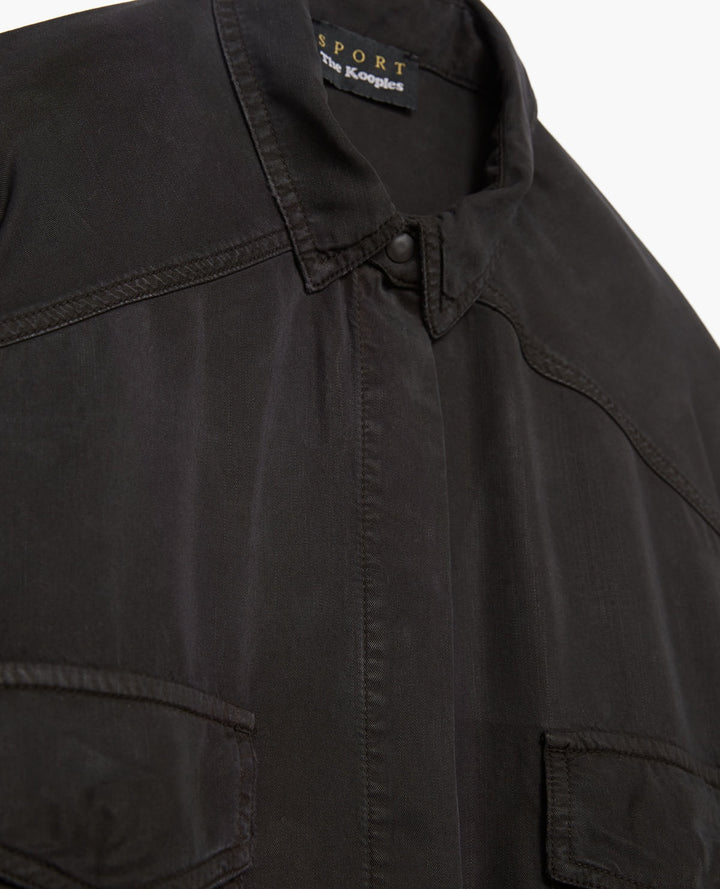 Chemisier Noire - Taille XS/34