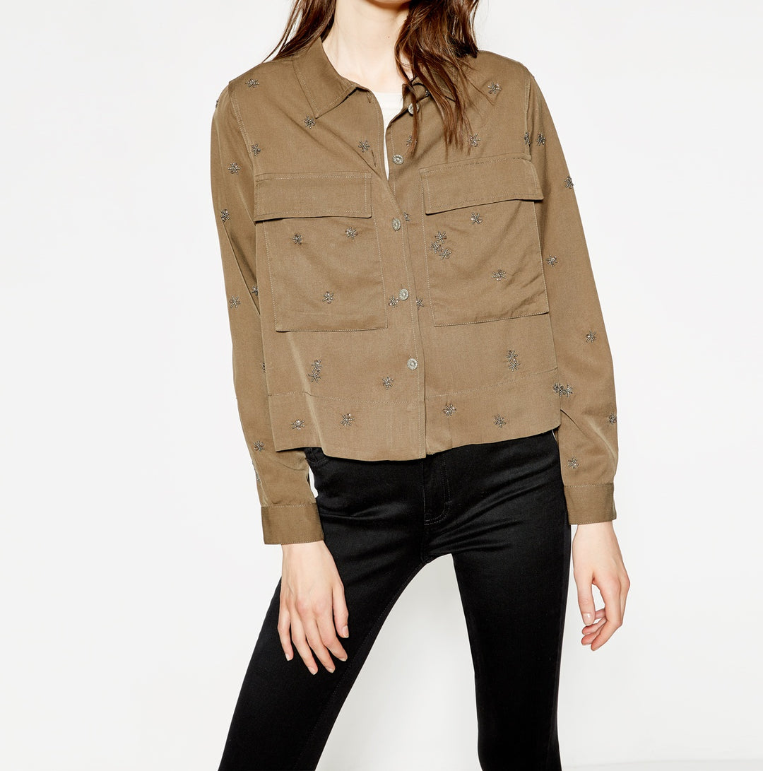 Chemisier Verte - Taille XXS/32