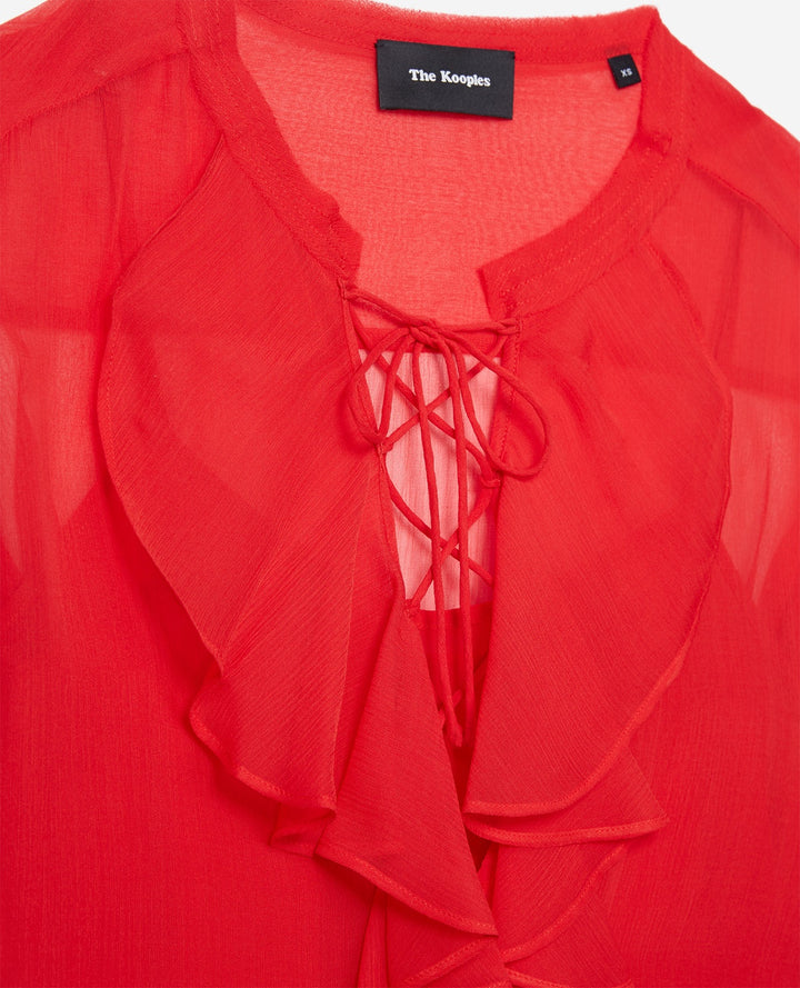 Chemisier Rouge - Taille XXS/32