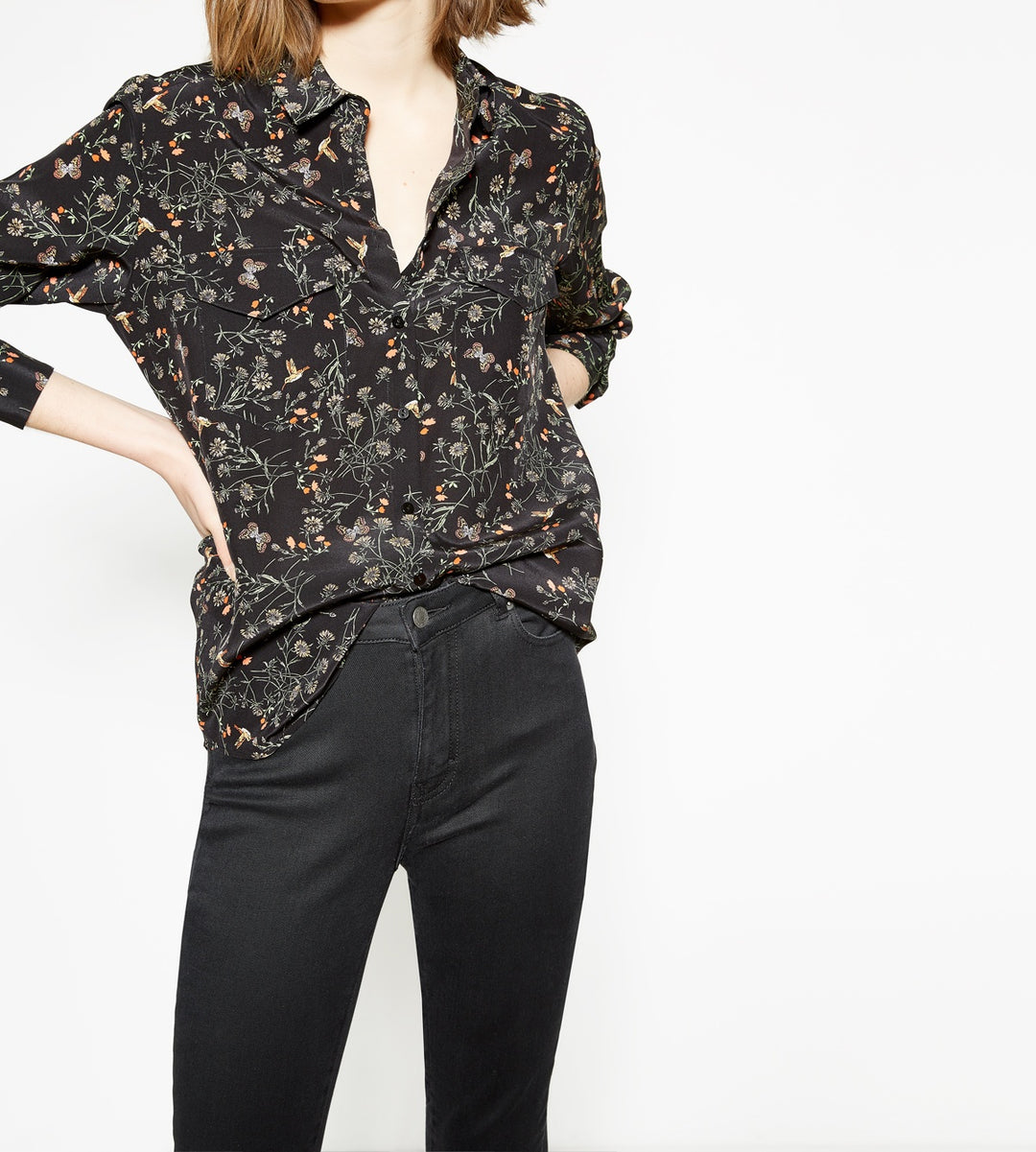 Chemisier Noire - Taille XXS/32