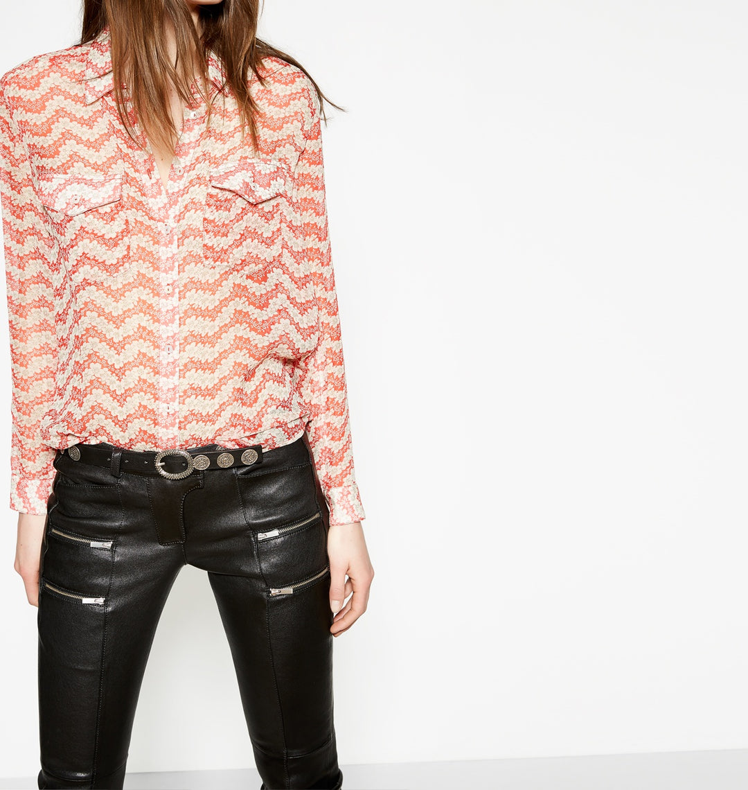 Chemisier Rouge - Taille S/36