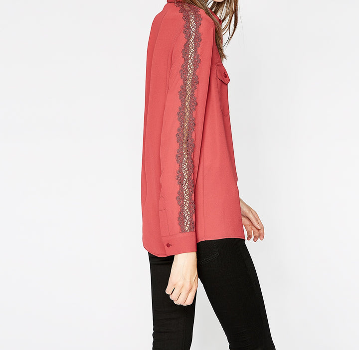 Chemisier Bordeaux - Taille XS/34