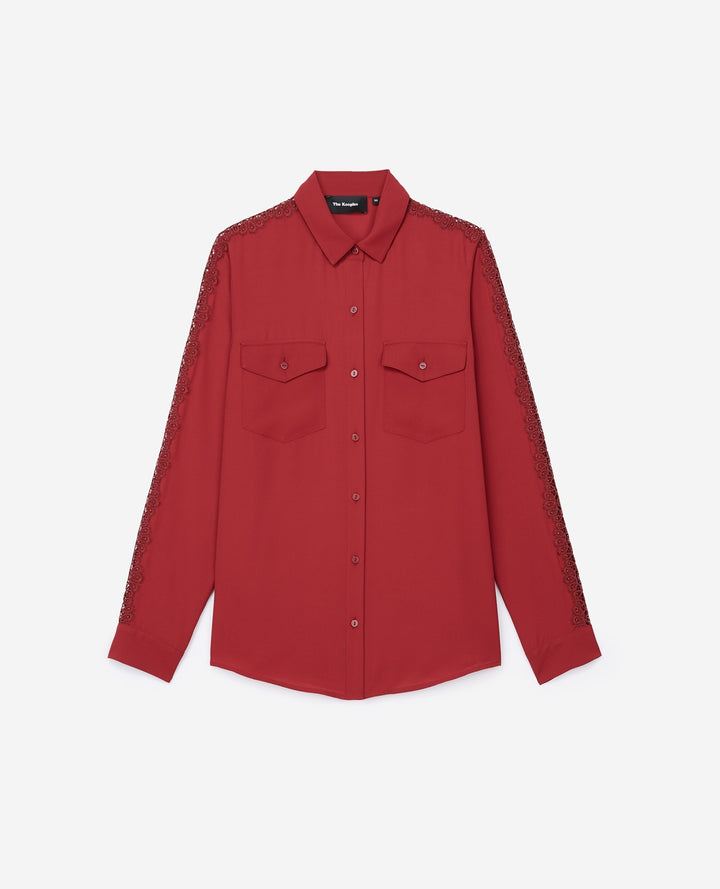 Chemisier Bordeaux - Taille XS/34