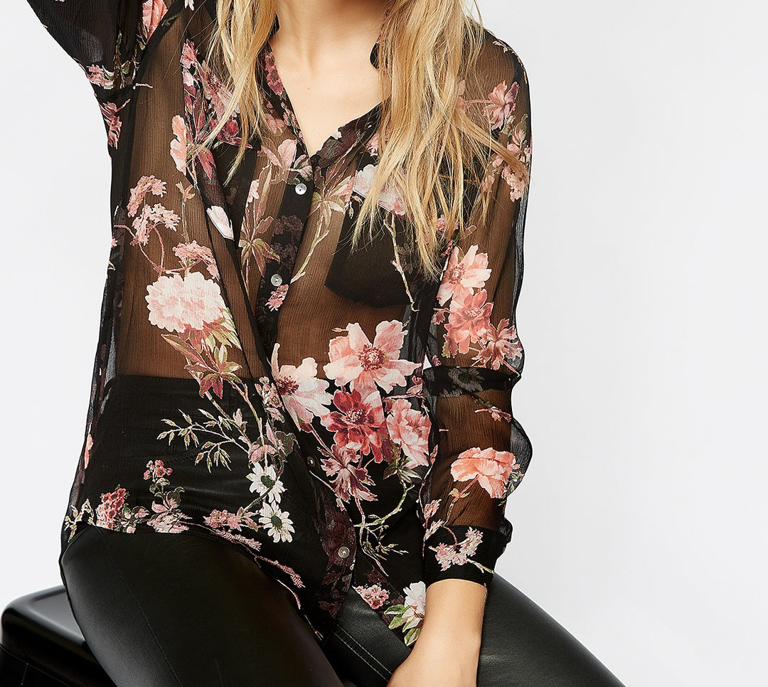 Chemisier Noire - Taille XXS/32