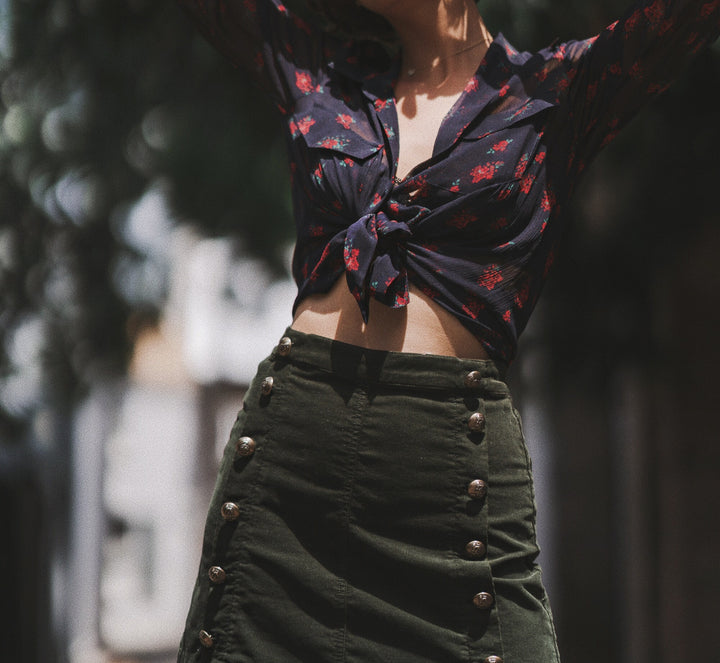 Chemisier Bleue - Taille M/38