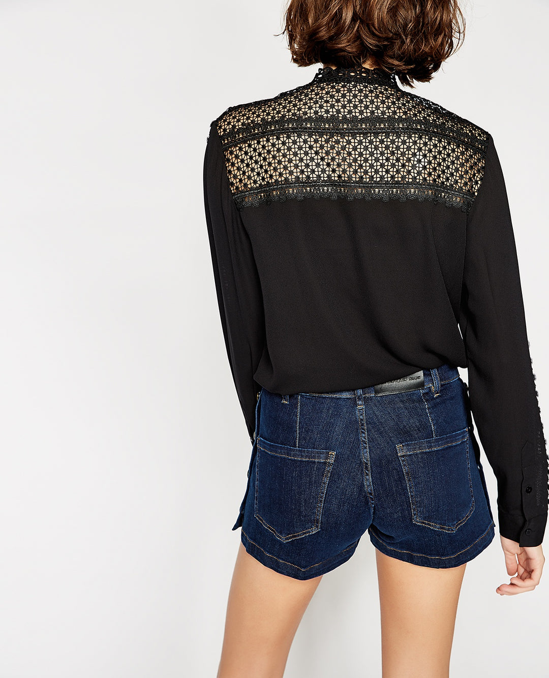 Chemisier Noire - Taille XS/34