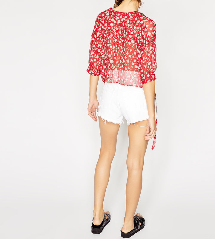 Chemisier Rouge - Taille S/36