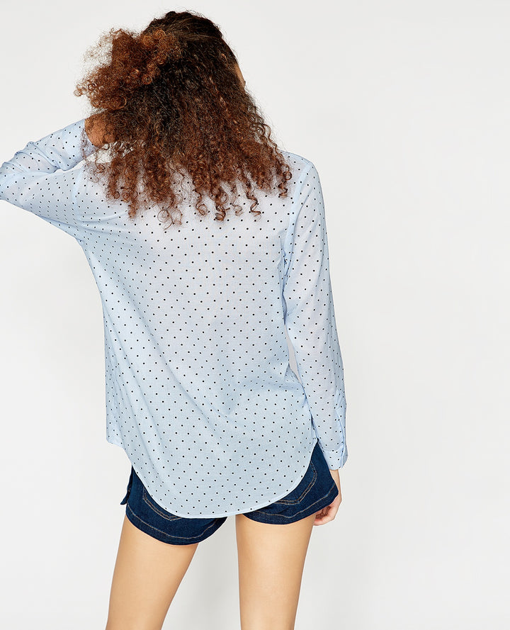 Chemisier Bleue - Taille XS/34