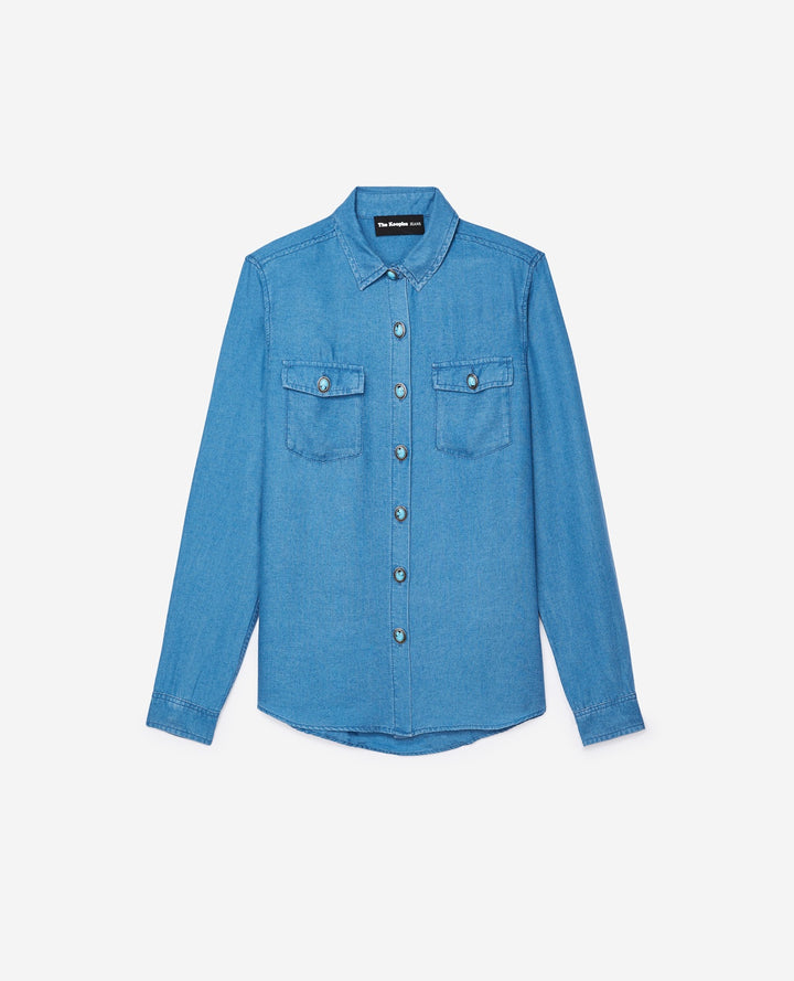 Chemisier Bleue - Taille S/36
