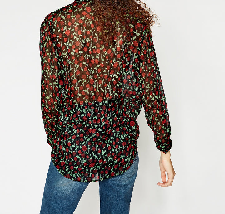 Chemisier Noire - Taille XS/34