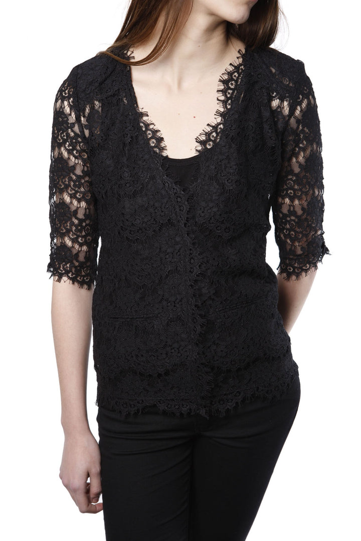 Chemisier Noire - Taille XS/34