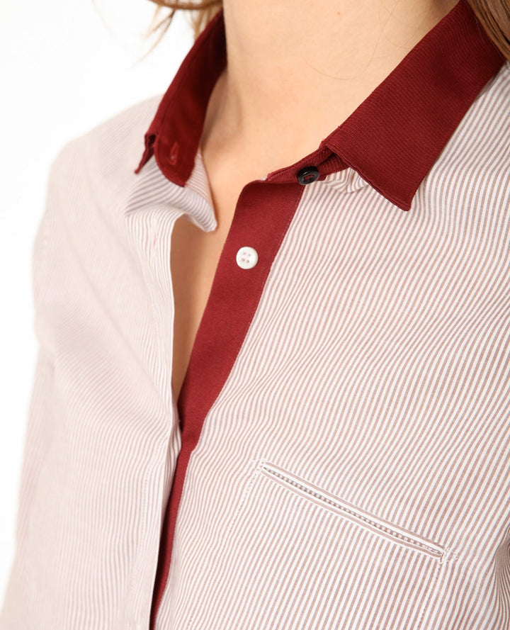 Chemisier Bordeaux - Taille XS/34