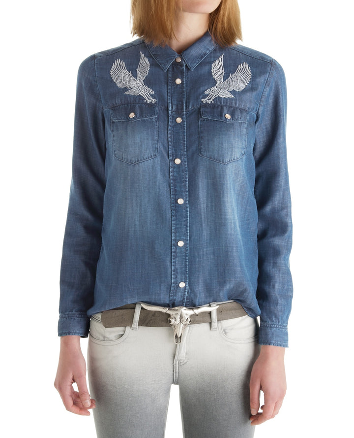 Chemisier Bleue - Taille S/36
