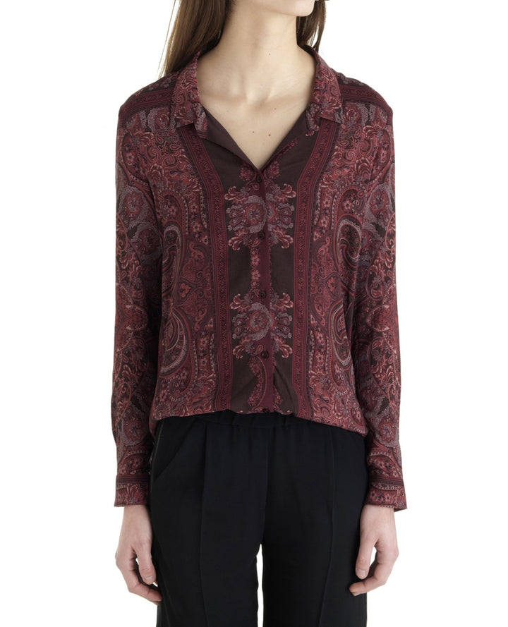 Chemisier Bordeaux - Taille XS/34