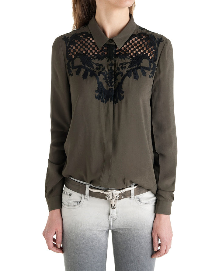 Chemisier Verte - Taille XS/34