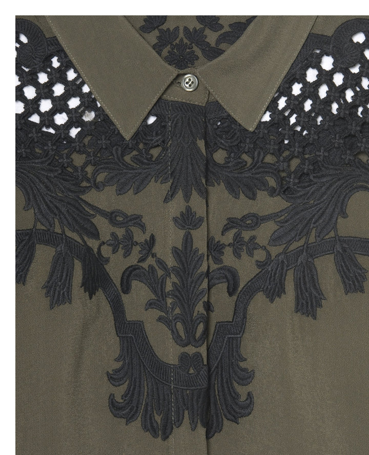 Chemisier Verte - Taille XS/34