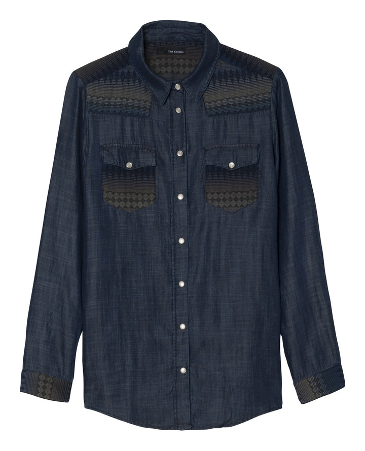 Chemisier Bleue - Taille S/36