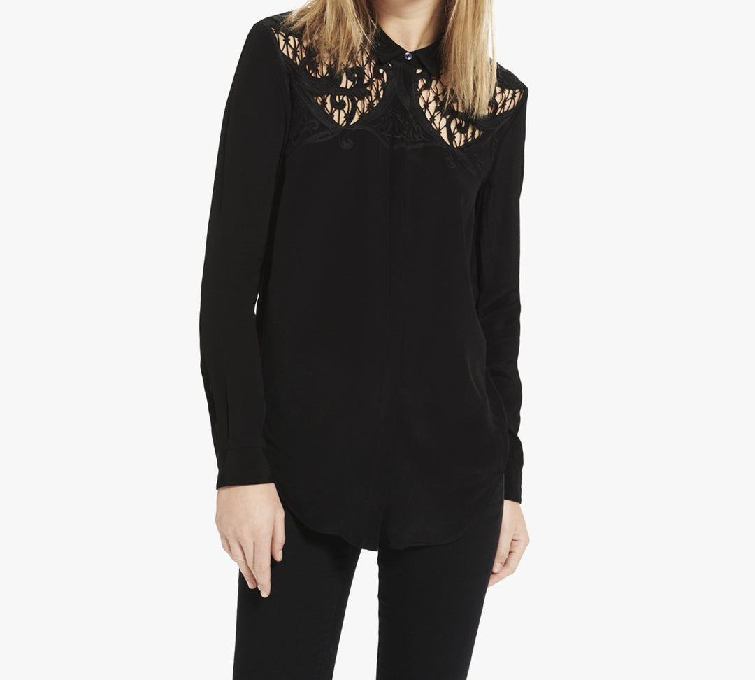 Chemisier Noire - Taille S/36