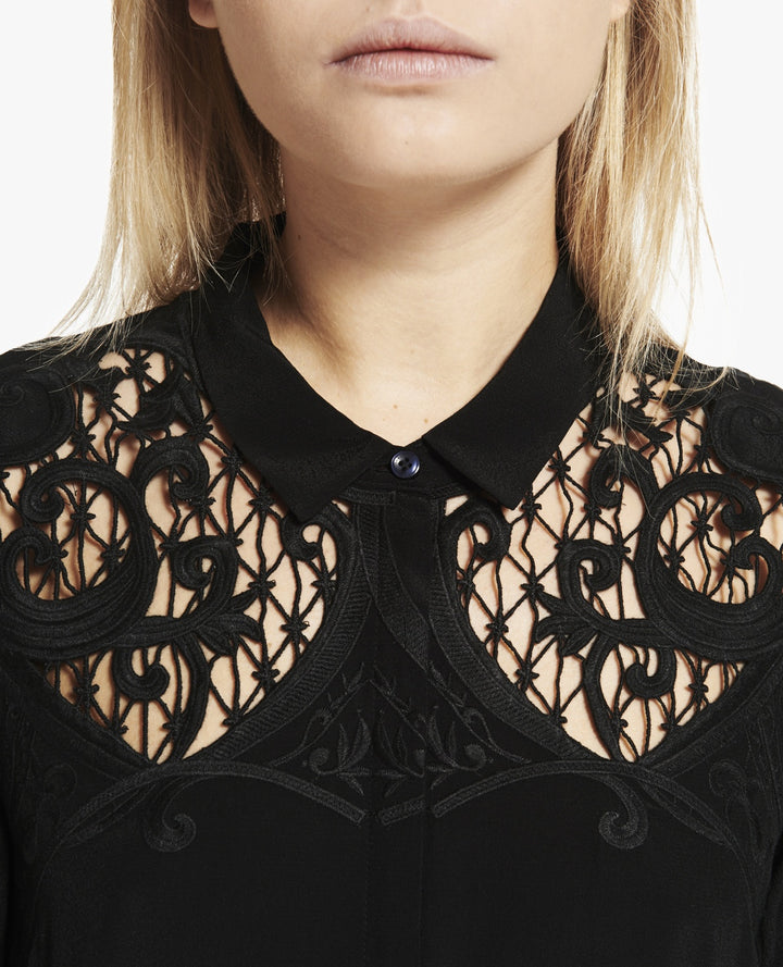 Chemisier Noire - Taille S/36