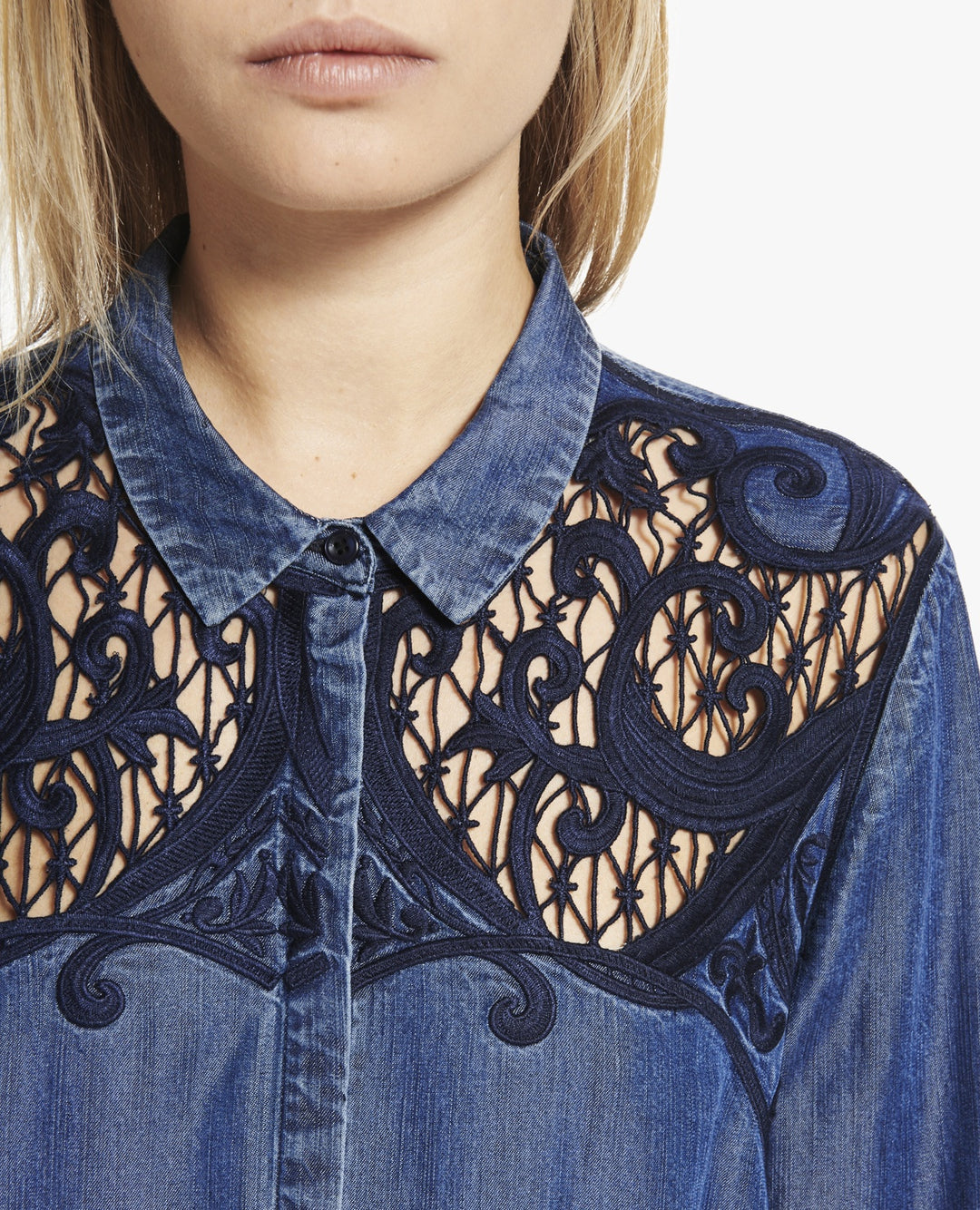 Chemisier Bleue - Taille XS/34