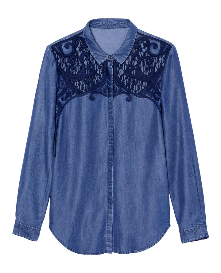 Chemisier Bleue - Taille XS/34