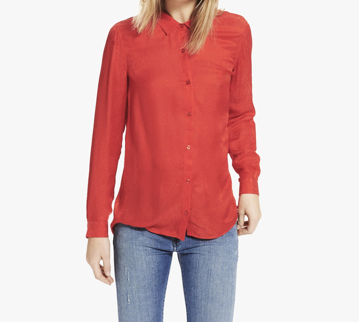 Chemisier Rouge - Taille S/36