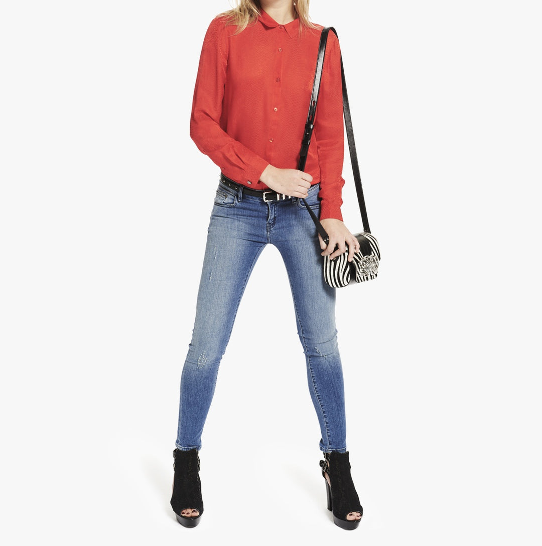 Chemisier Rouge - Taille S/36