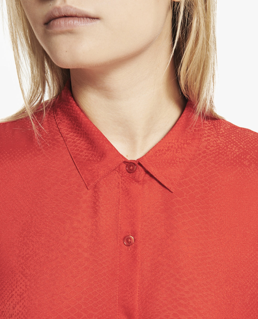 Chemisier Rouge - Taille S/36